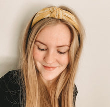 Load image into Gallery viewer, Top Knot Paisley Headband
