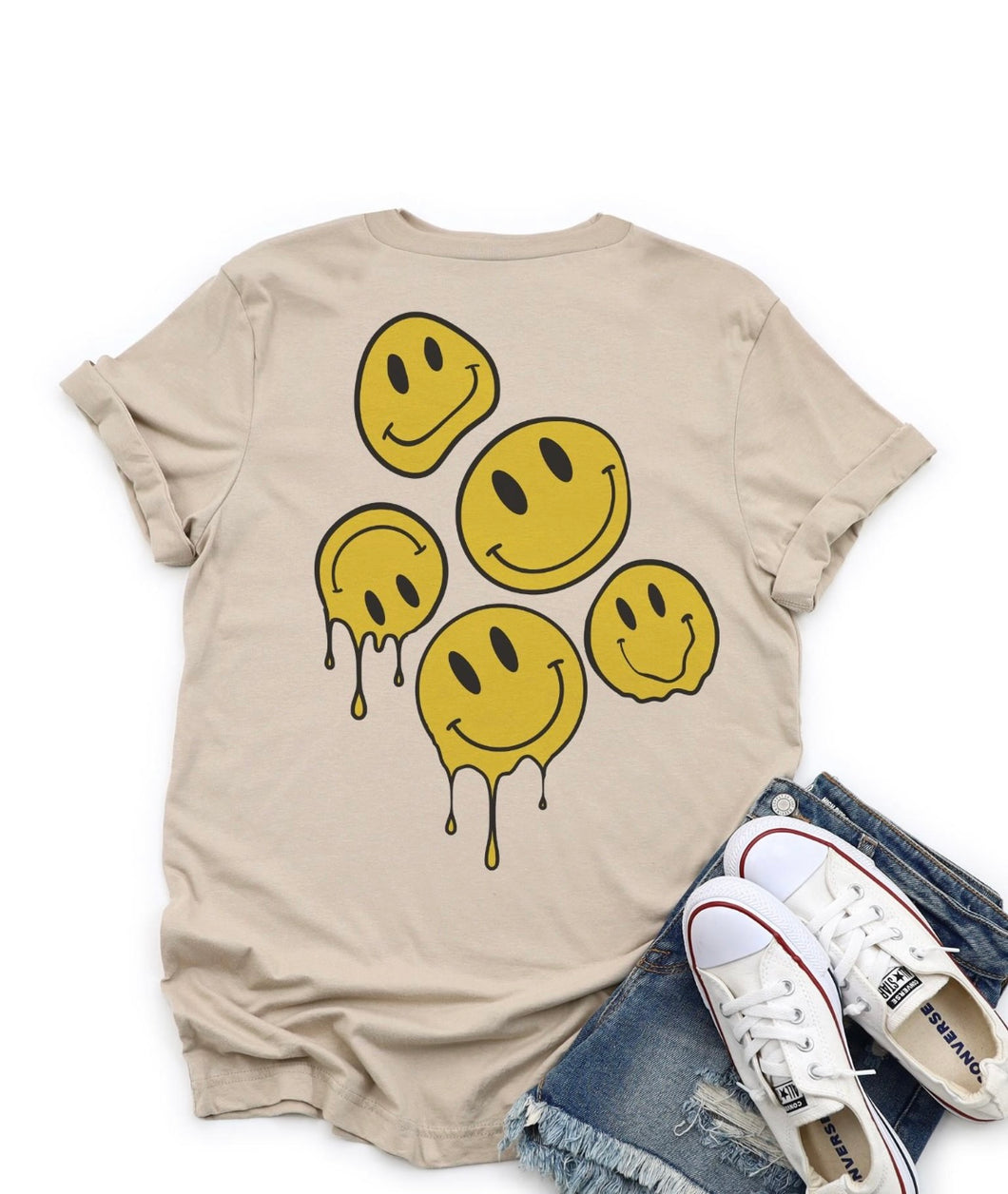 Drippy Smiley Face Tshirt